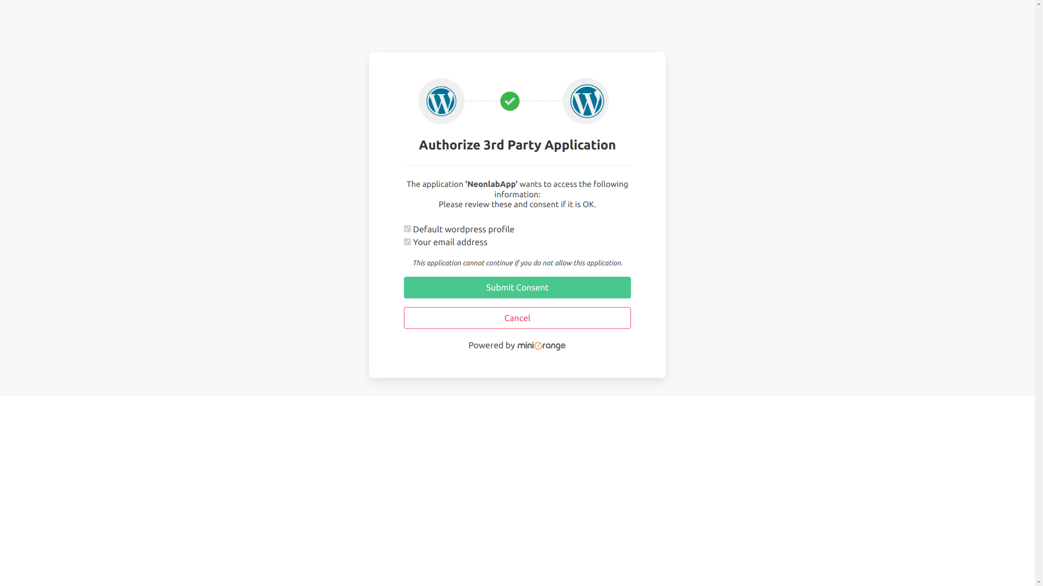Neonlab App Tutorial OAuth