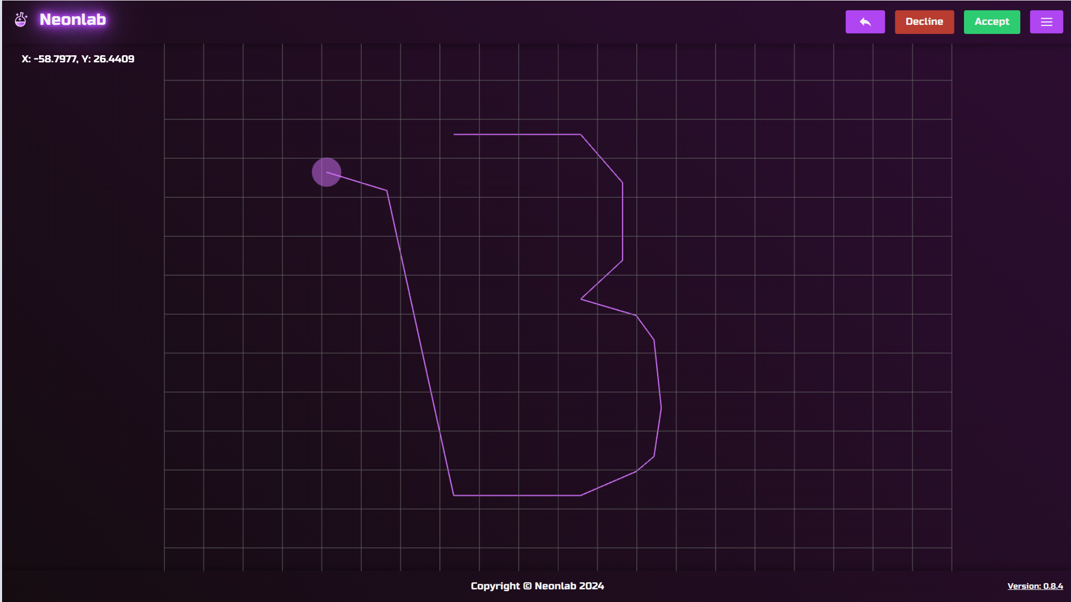 Neonlab App Tutorial Undo